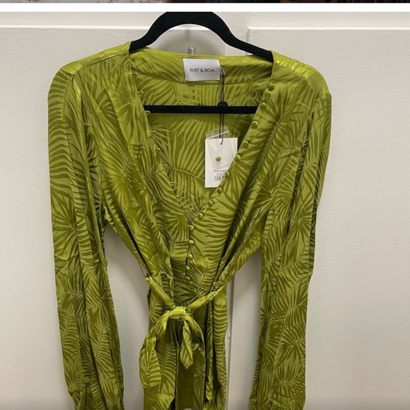 Rat & Boa Harlequin Dress Cypress - Picture 4 of 5